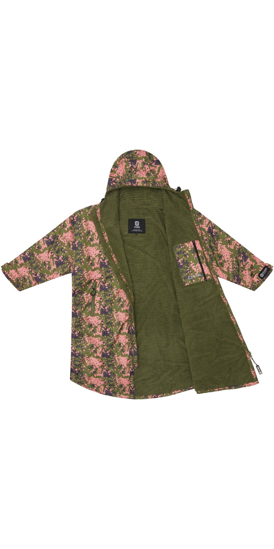 2025 Nyord Primaloft Outdoor Changing Robe ACC0005 - Khaki / Camo Print